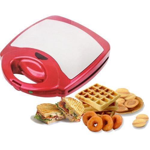 Appareil à panini GALAXY NATUREL 4en1-1200W rouge (689C-1) Appareil à panini GALAXY NATUREL 4en1-1200W rouge (689C-1)